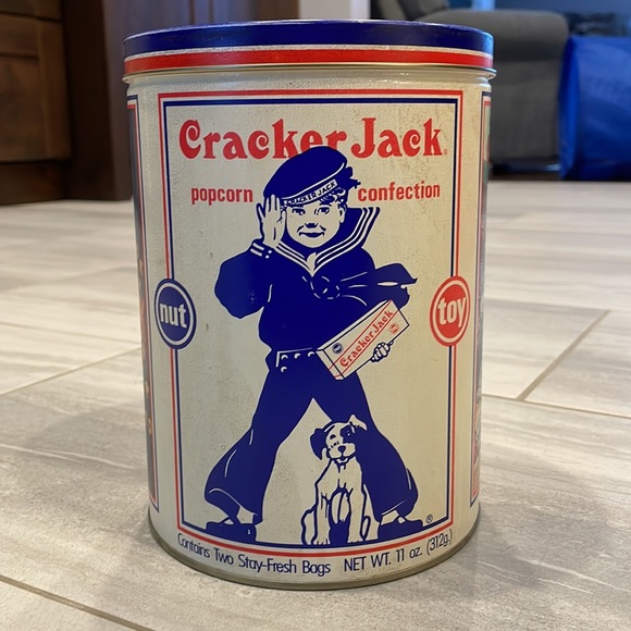 Cracker Jack popcorn tin - Picture 3 of 11